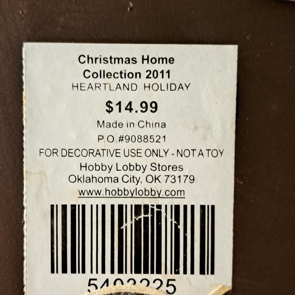 Hobby Lobby Heartland Holiday Christmas Home Collections 2011 tree - Picture 3 of 4